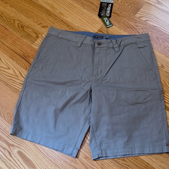 New! Toad & Co mens swerve shorts in light ash ,SZ 36. - Picture 1 of 8
